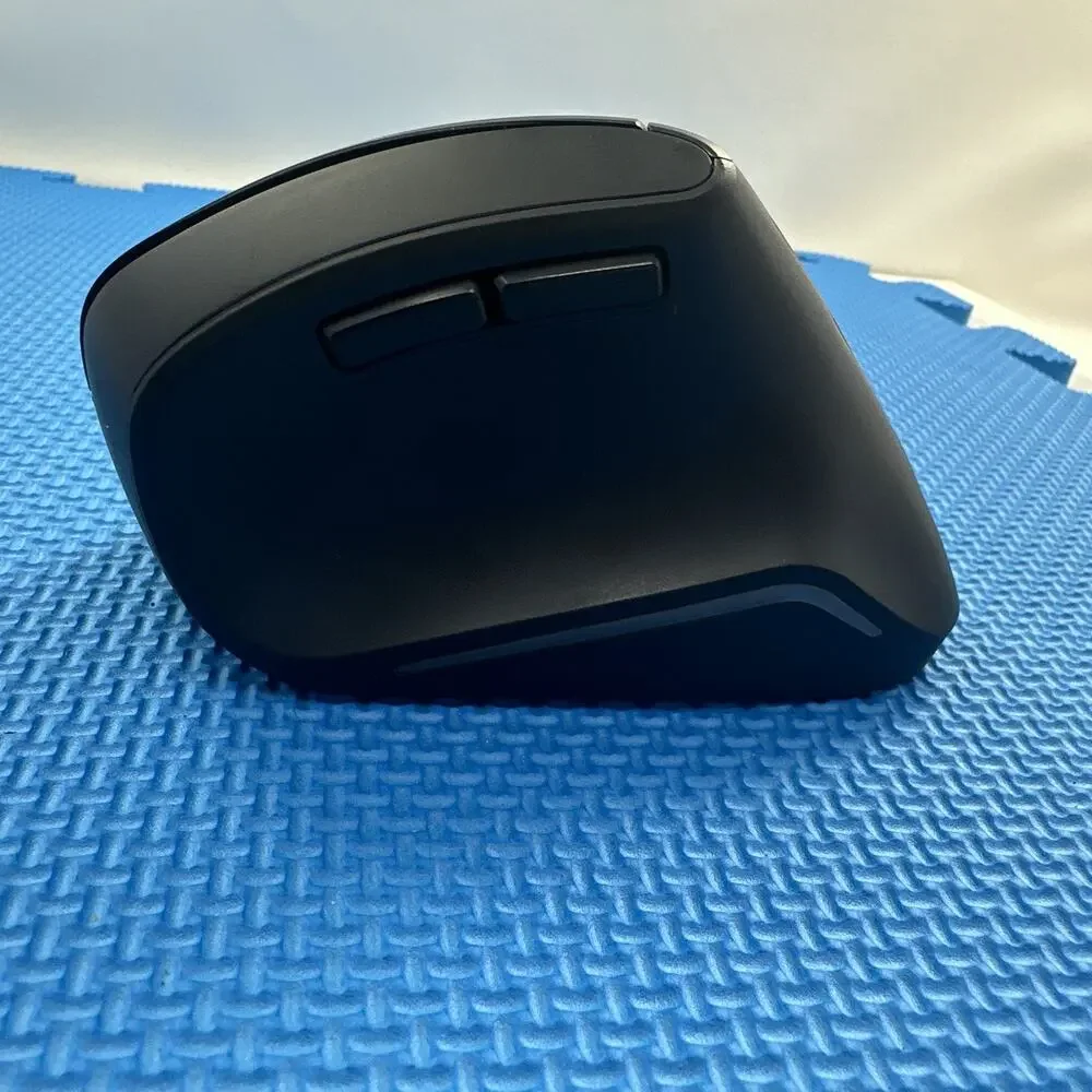 Bluetooth Wireless Vertical Mouse Black - Silent Noiseless Ergonomic Design